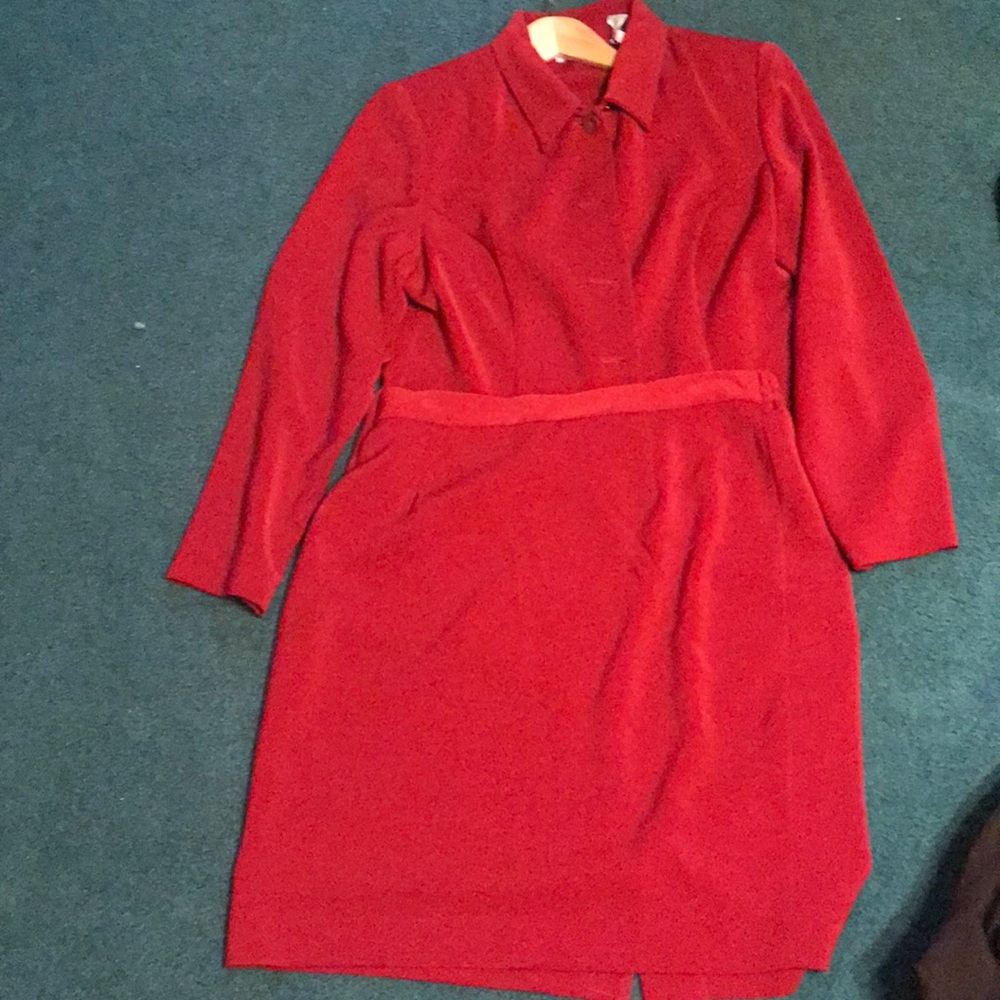 Red suit